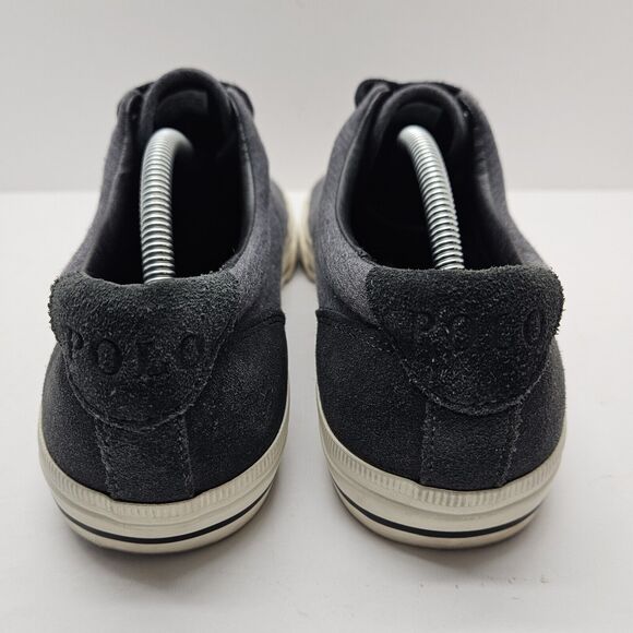 Polo Ralph Lauren Vaughn Mens Sneakers Size 11 D Shoes Blue Denim Canvas Pony - Picture 4 of 6